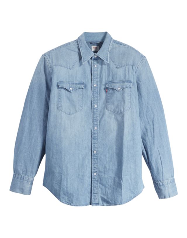 Levi's Barstow Western Standard Grant Mid Blue