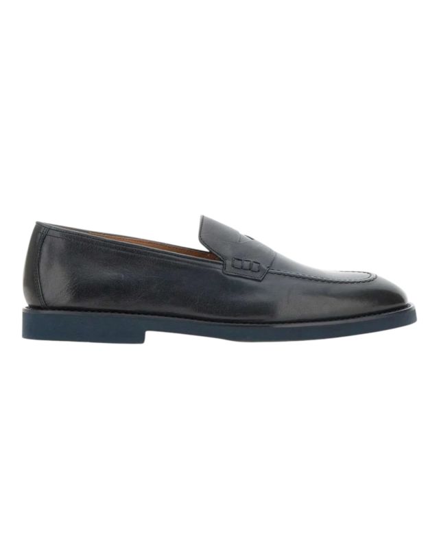 Doucal's Mocassino Penny Adler (Gm) Triumph Blu+F.Do Blu