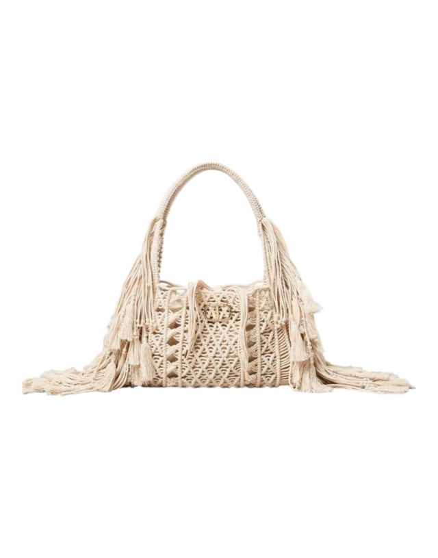 Twinset Tote In Crochet