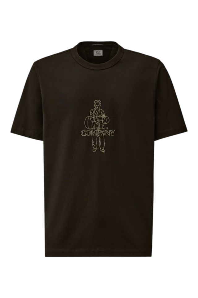 C.P. Company T-shirt manica corta mod. 19CMTS110 mercerized jersey 30/2 twisted