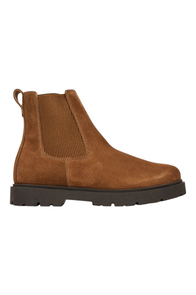 Birkenstock Highwood Slip On Mid S dark tea, Suede Leather