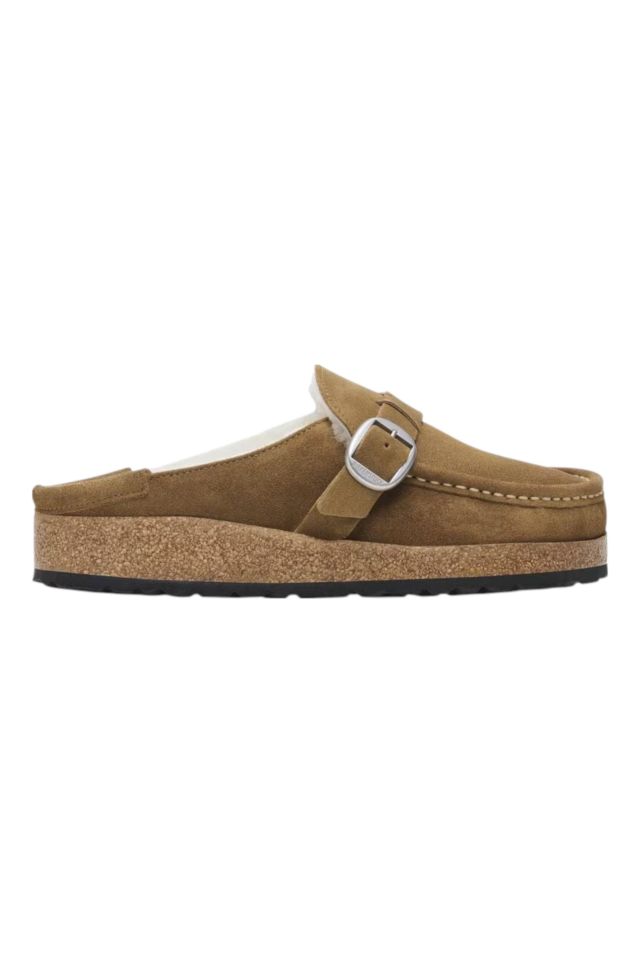 Birkenstock Buckley Shearling tea, Suede Leather - Calz. S