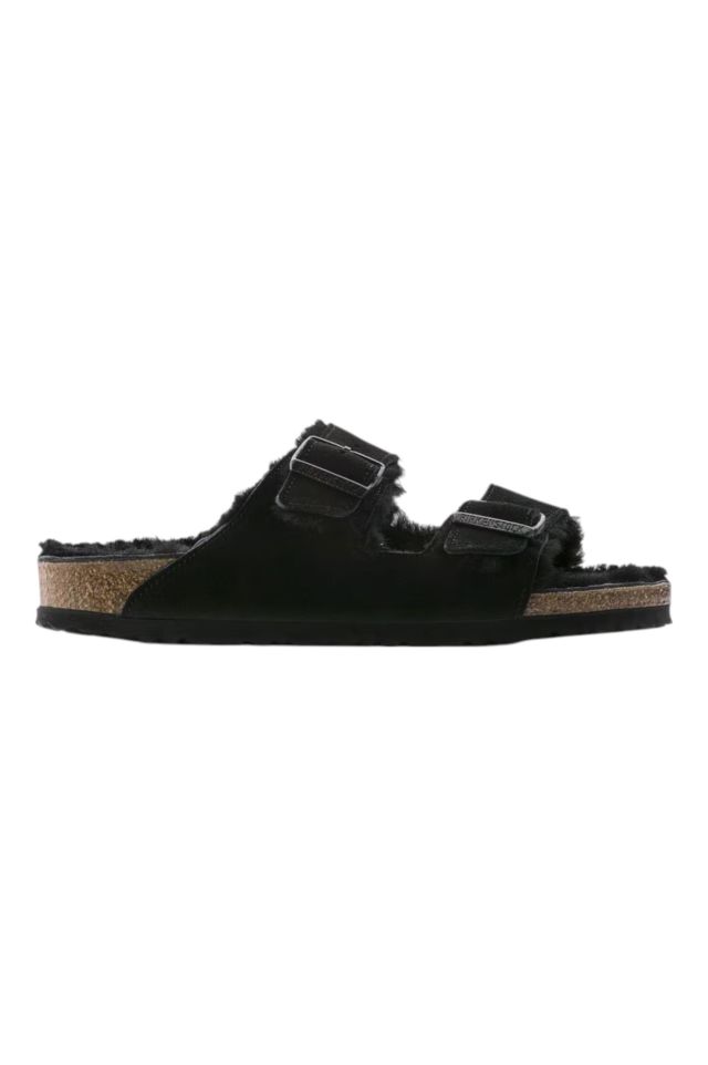 Birkenstock Arizona Shearling black, Suede Leather - Calz. S