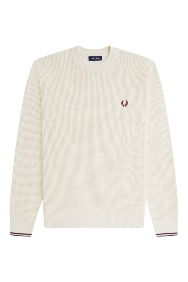 Fred Perry Fp Waffle Stitch Jumper