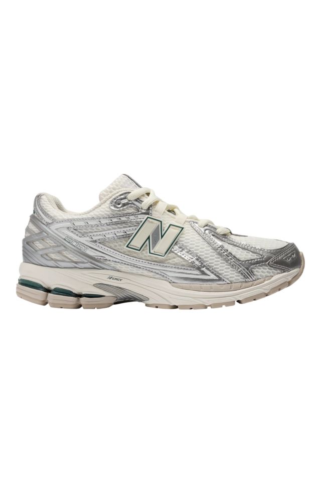 New Balance Scarpa Lifestyle Unisex Synthetic/Mesh - SILVER METALLIC/OFF WHITE