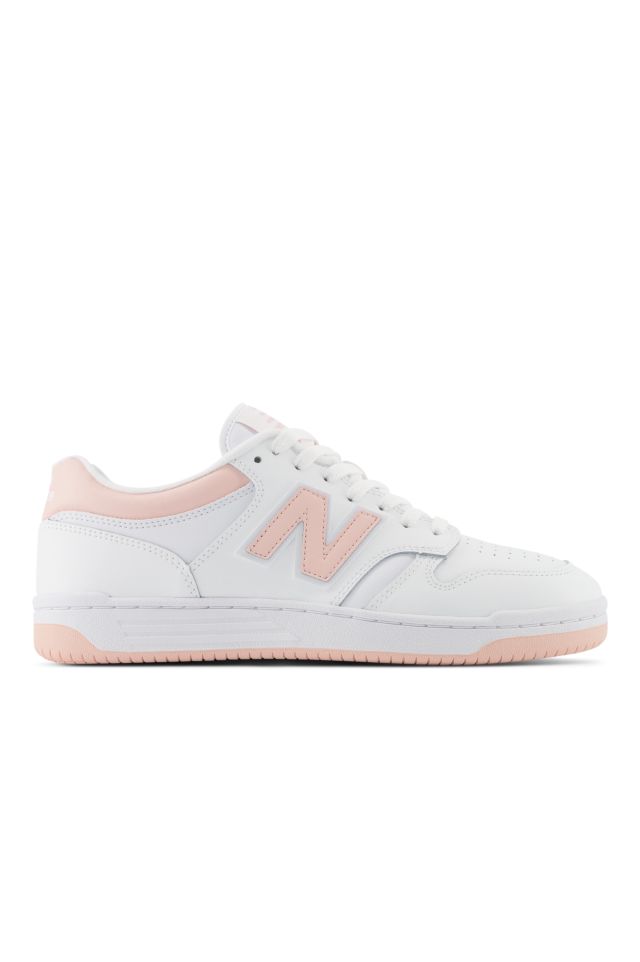 New Balance Scarpa Lifestyle UNISEX  - Leather / Textile - WHITE/PINK