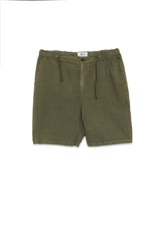 Roy Roger's Bermuda Portofino Man Riviera Heavy Linen Garm.Dyed