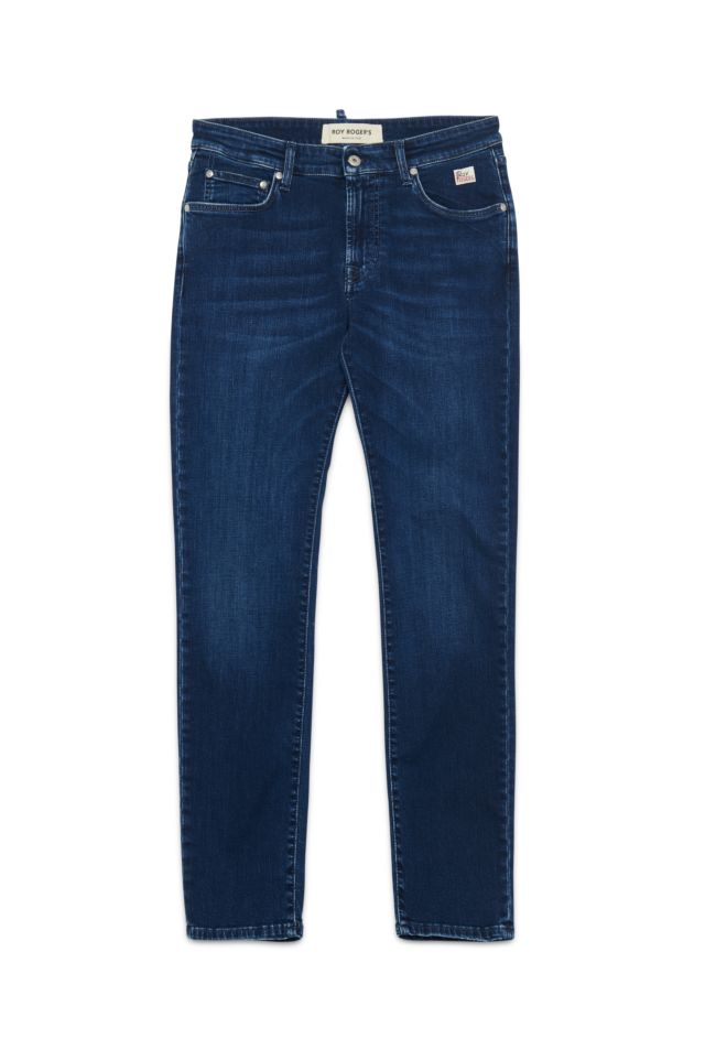 Roy Roger's Pantalone Jeans 317 Man Denim Elas. Buren