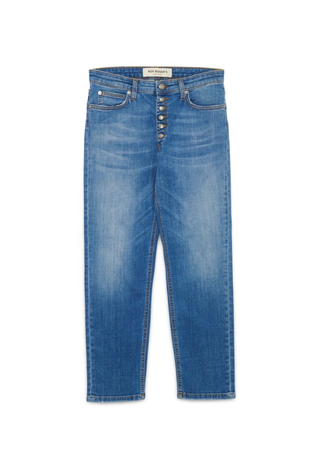 Roy Roger's Pantalone Jeans Goldie Woman Denim Elasticizzato Bali