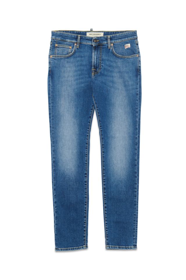 Roy Roger's Pantalone Jeans 317 Man Denim Elas. Sven