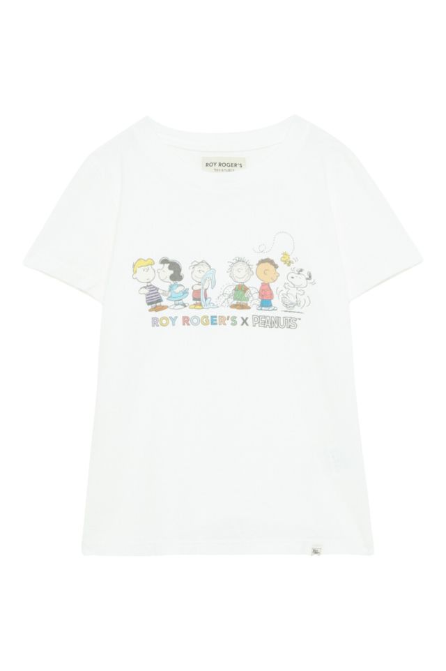 Roy Roger's T-Shirt M/C Peanuts BOY - CH06 - Jersey Crew Color (0329 - Marmo)