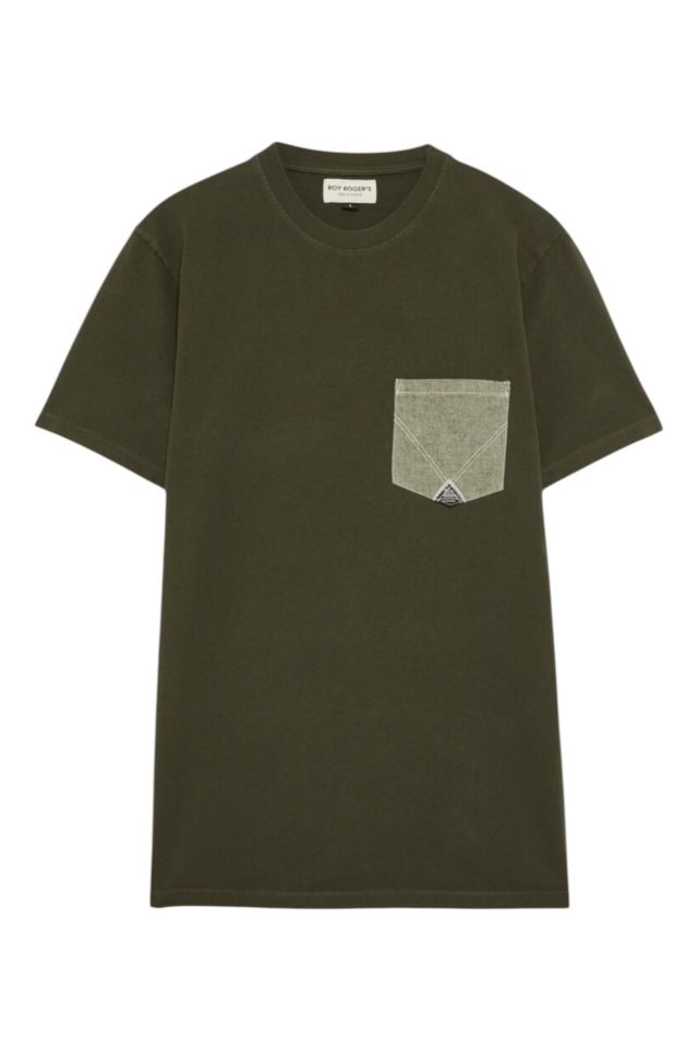Roy Roger's T-Shirt Pocket denim color MAN Heavy Jersey .