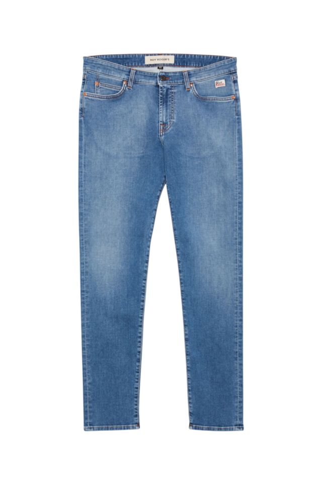 Roy Roger's 517 MAN   Denim knit el. Real Wash
