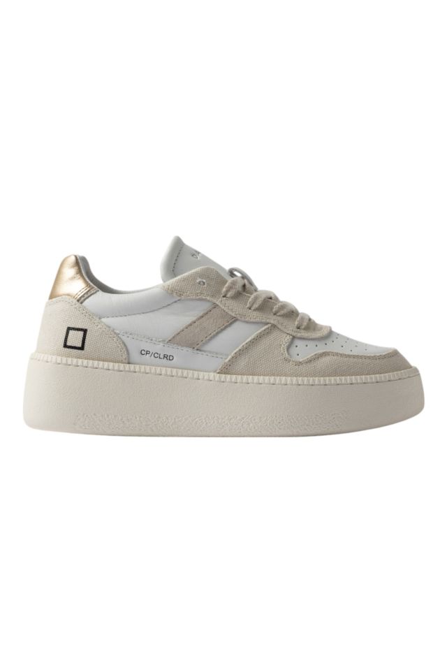D.A.T.E. Sneaker mod. Court Platform Colored Beige W8C