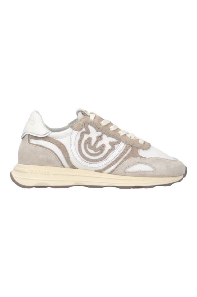 Pinko ZOE 01 - SNEAKER COW SUEDE/NYLON SAND