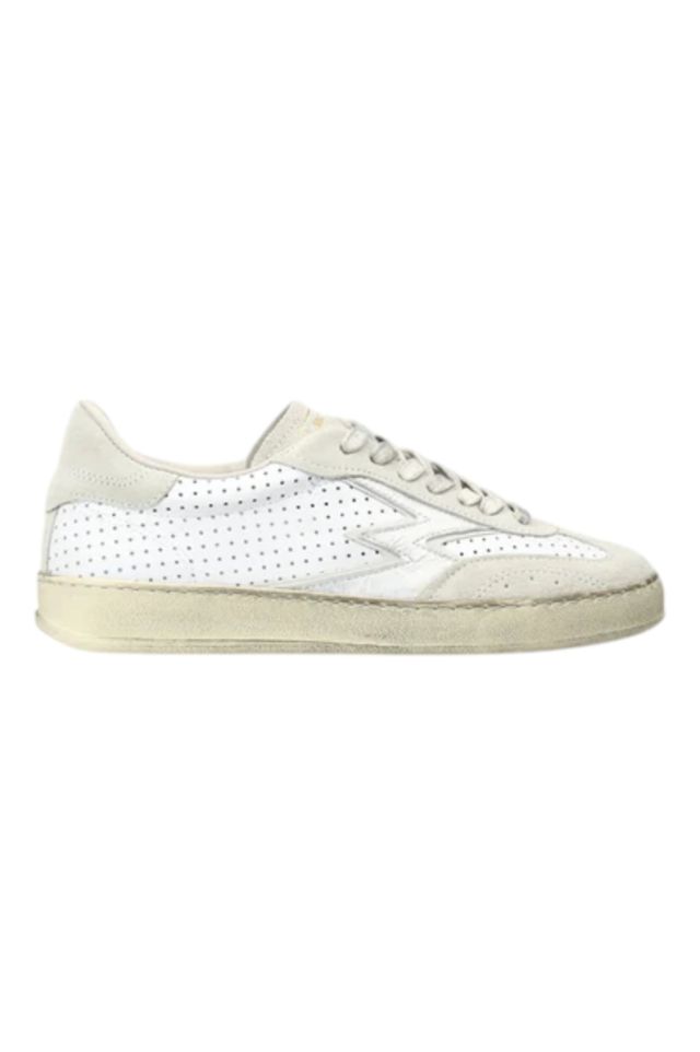 MoaConcept Matte Silver Laminated Logo Perforated White Club