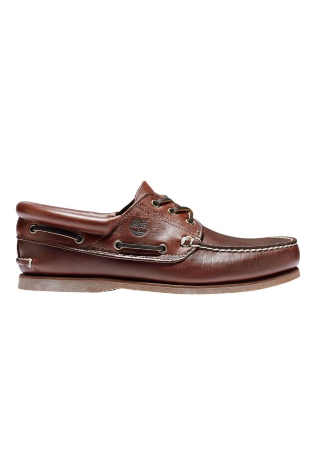 Timberland Classic Boat Classic Boat 3 Eye Padded Collar Brown