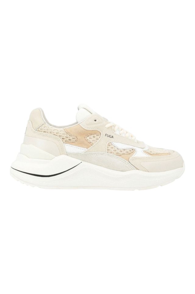 D.A.T.E. Sneaker mod. Fuga Net Beige W8C