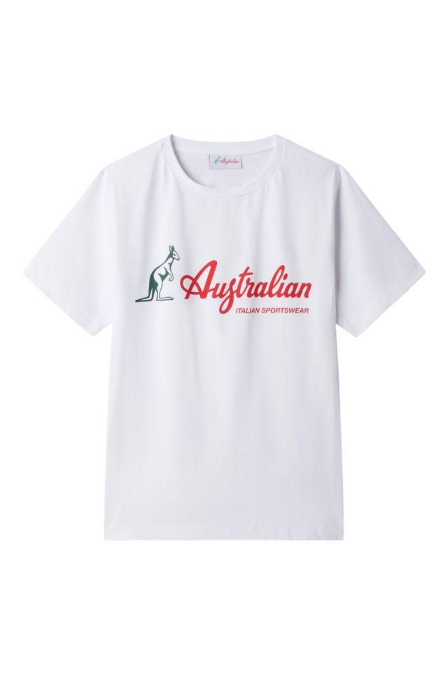 Australian T Shirt Big Logo Cotone