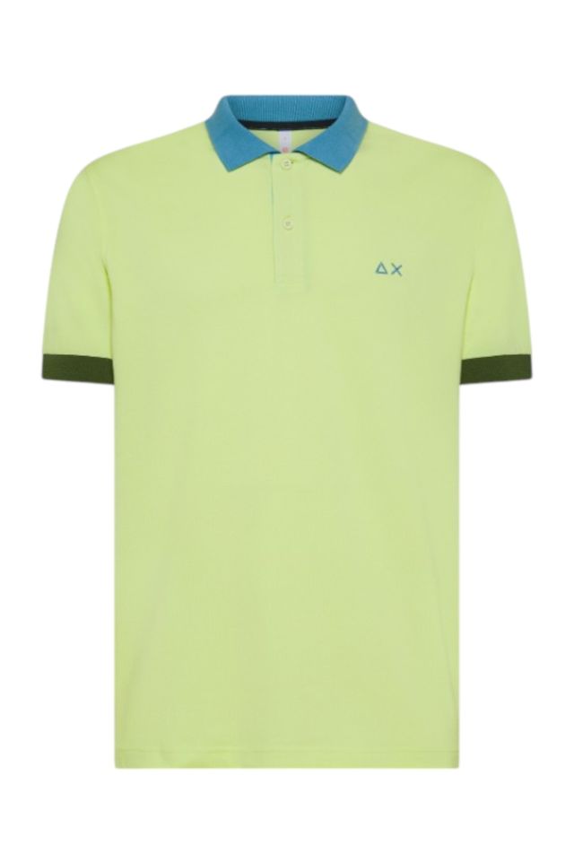 Sun 68 Polo 3 Color Way S/S