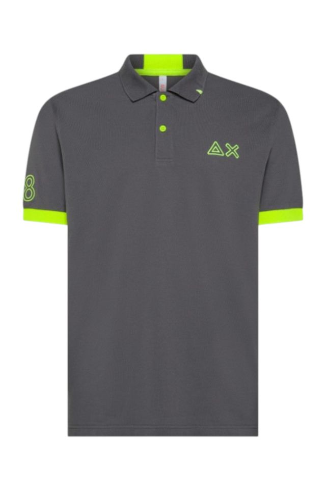 Sun 68 Polo Logo Fluo S/S