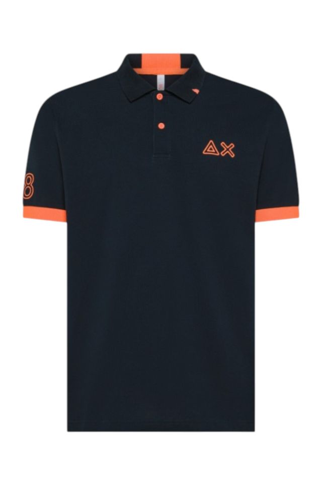 Sun 68 Polo Logo Fluo S/S