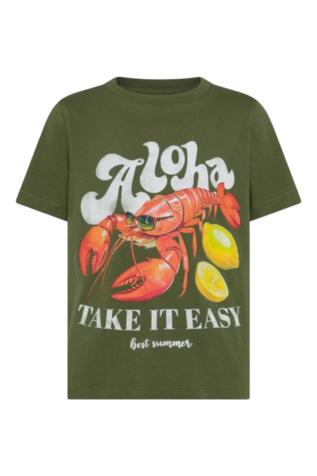 Sun 68 BOY'S T-SHIRT PRINTED  BEACH LOGO S/S