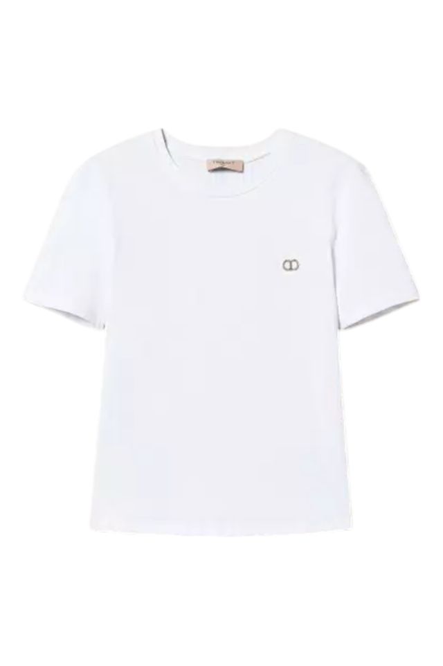 Twinset T-Shirt M/C Con Logo