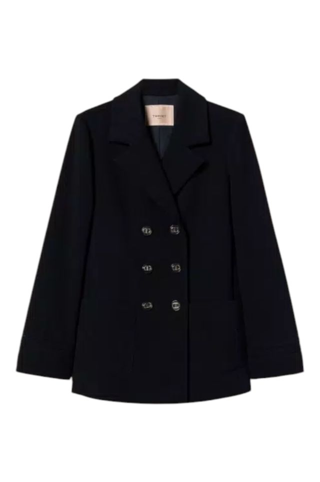 Twinset Blazer Doppiopetto Con Dettagli A-Jour
