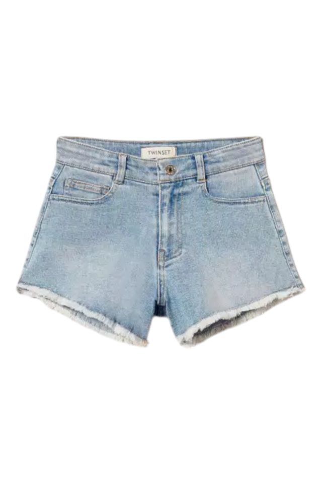 Twinset Shorts In Denim
