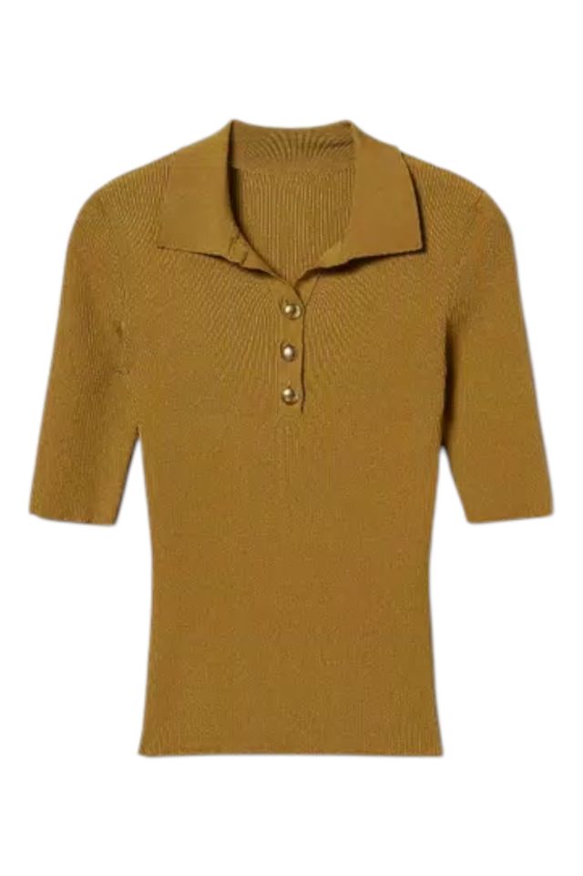 Twinset Polo M/C In Maglia A Coste