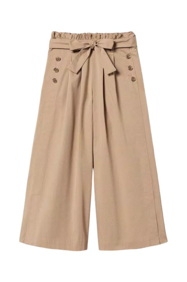 Twinset Pantalone Cropped Con Cintura