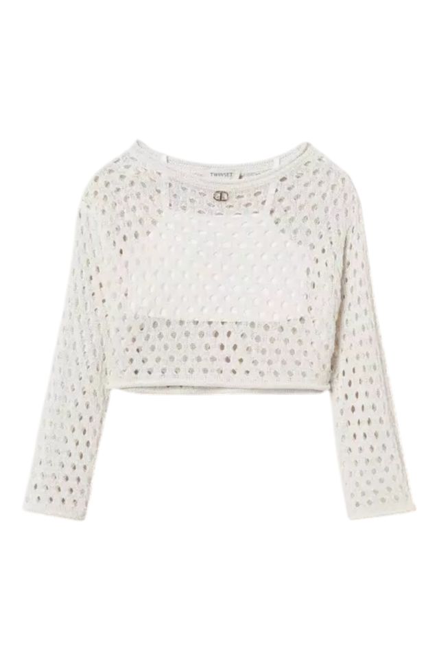 Twinset Maglia Scollo Barchetta