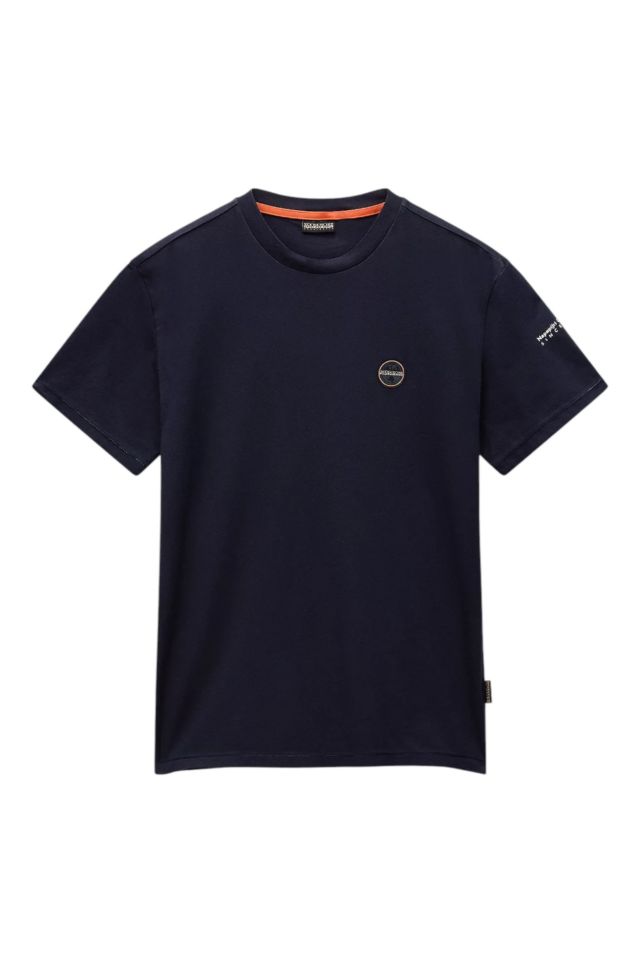 Napapijri S-Badge Ss Blu Marine