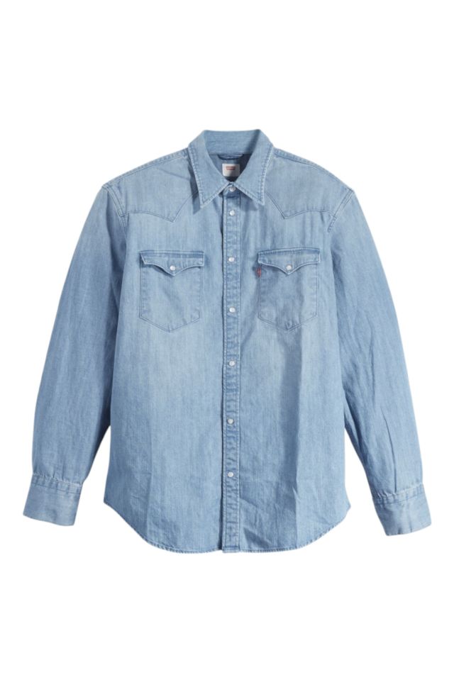 Levi's Barstow Western Standard Grant Mid Blue