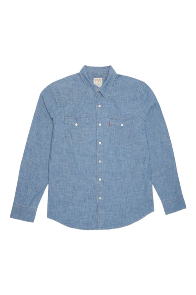 Levi's Barstow Western Standard Grant Mid Blue