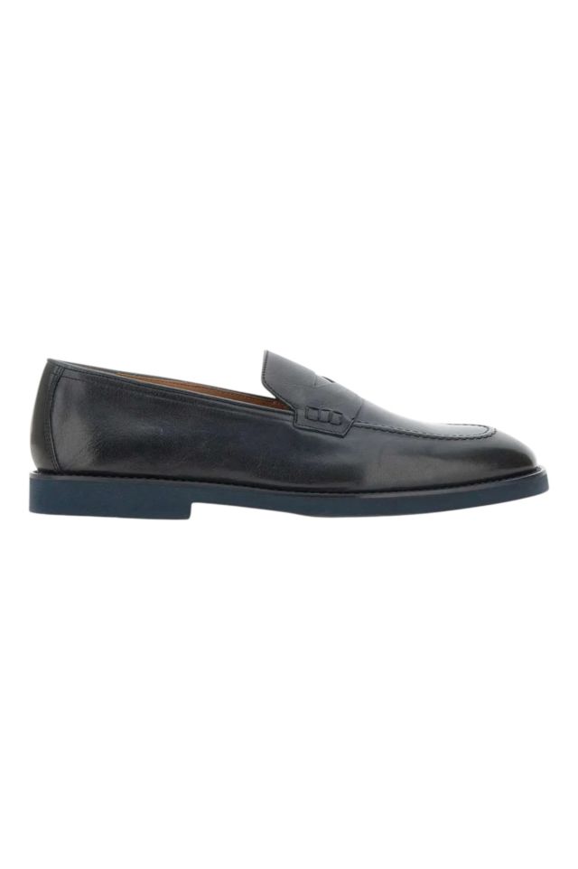 Doucal's Mocassino Penny Adler (Gm) Triumph Blu+F.Do Blu