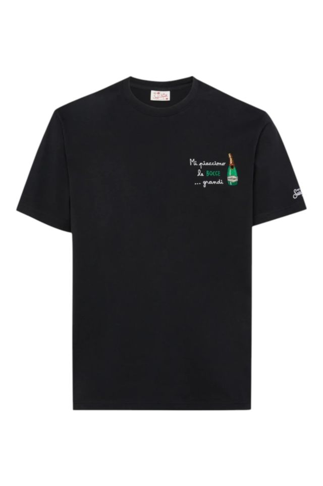 MC2 Saint Barth Portofino-T-Shirt With Embroidery