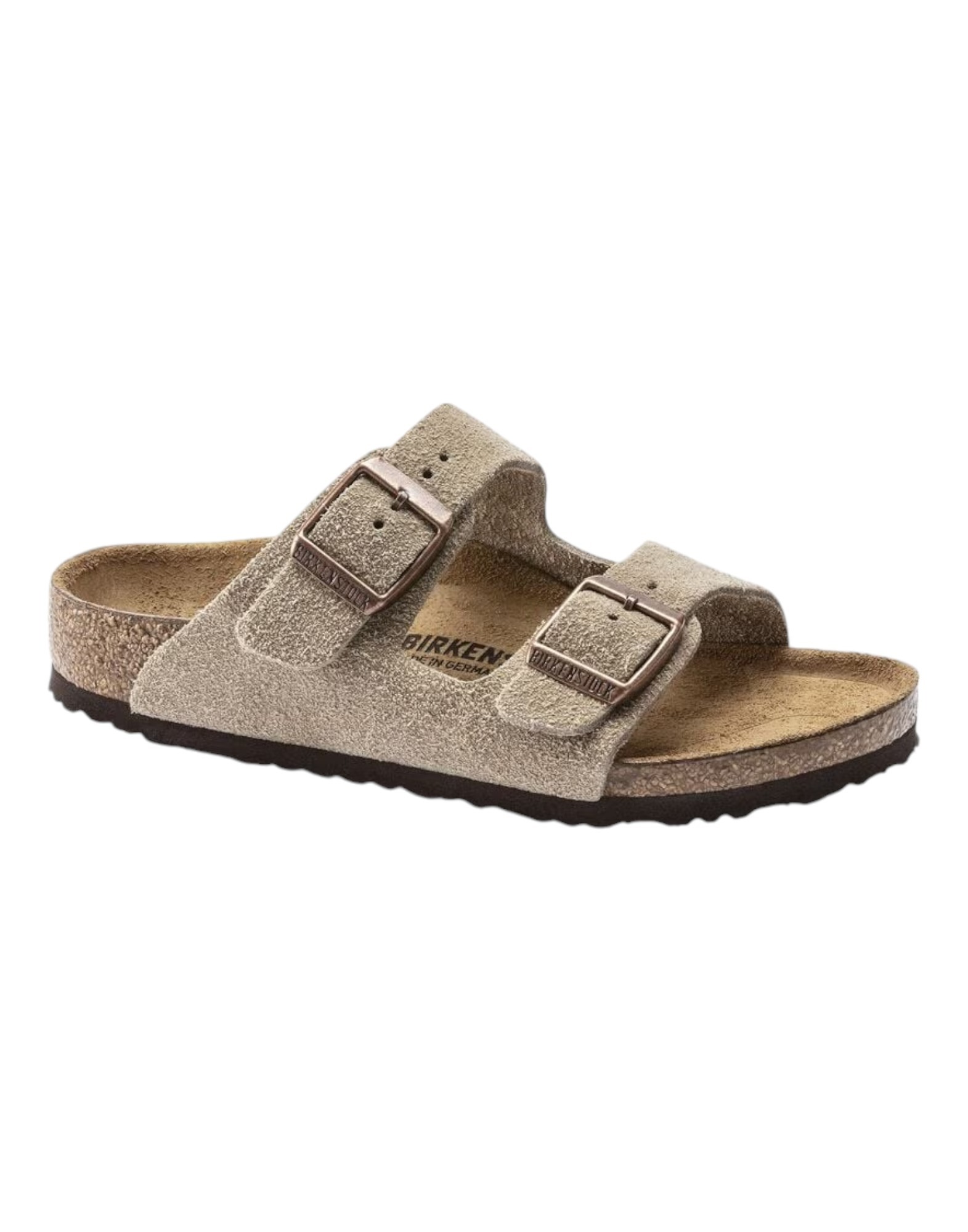 Arizona Kids taupe, Suede Leather