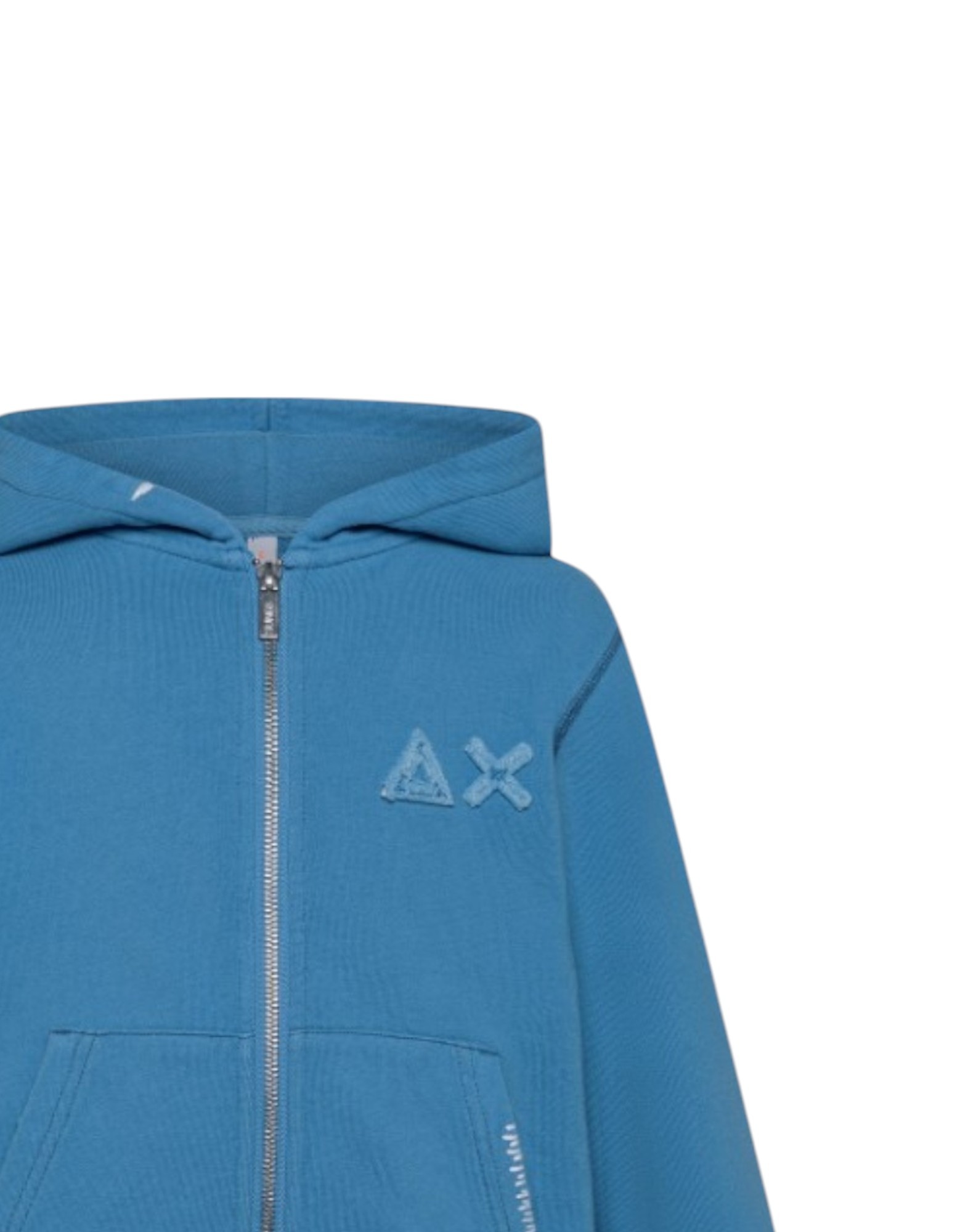 BOY'S HOODIE ZIP  VINTAGE BROKEN  FLEECE
