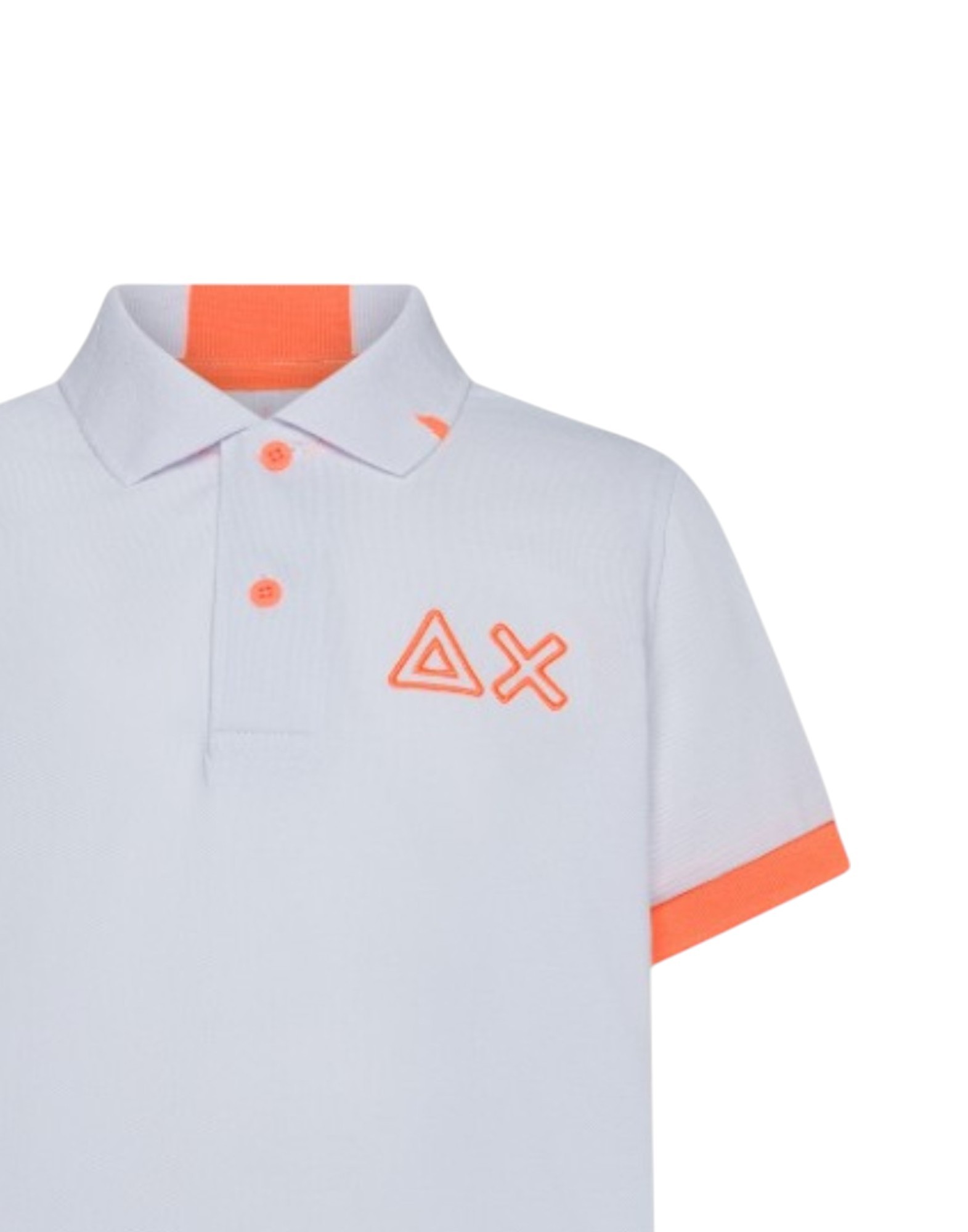 BOY'S POLO LOGO  FLUO S/S