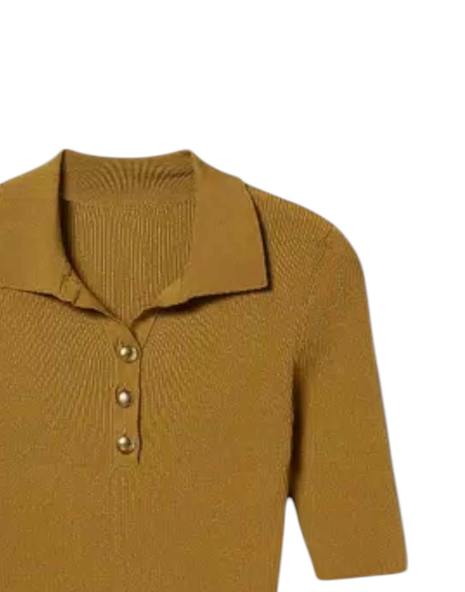 Polo M/C In Maglia A Coste