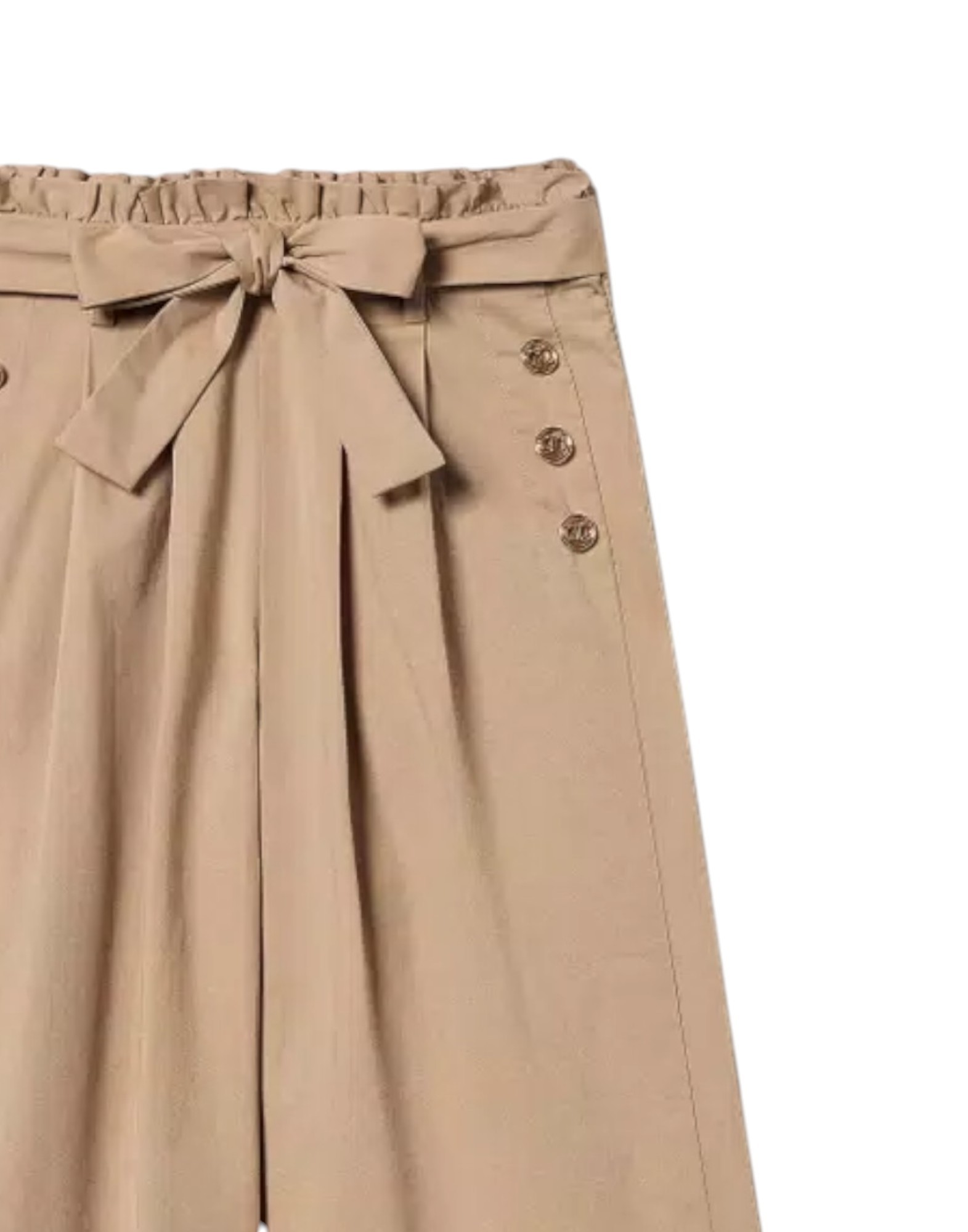 Pantalone Cropped Con Cintura